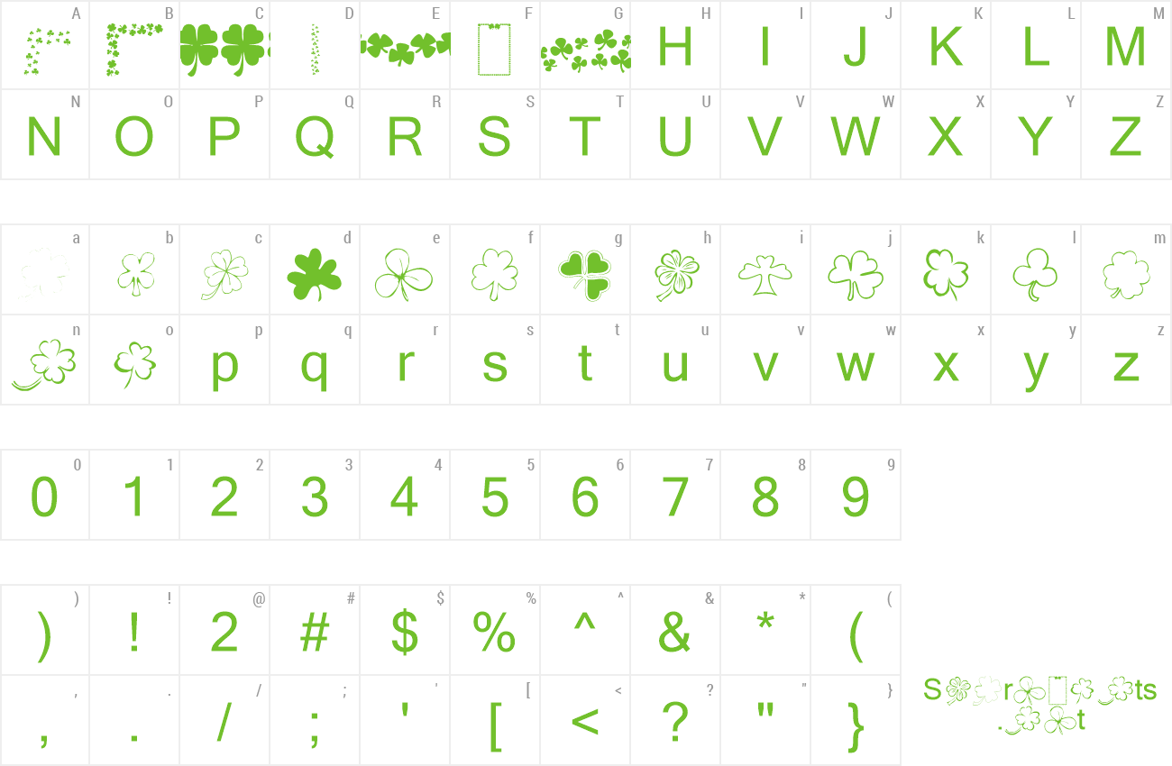 Font KR Shams preview